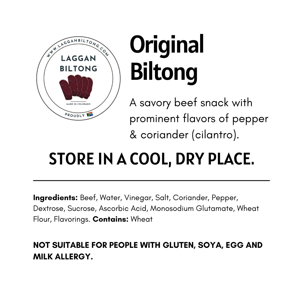 Premium Sliced Biltong – Authentic South African Beef Snack (1 lb)