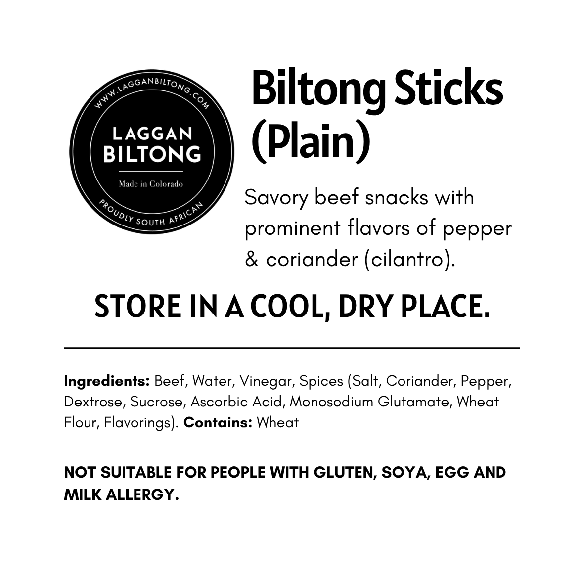 Premium Biltong Sticks (1 lb) – High-Protein South African Beef Snack